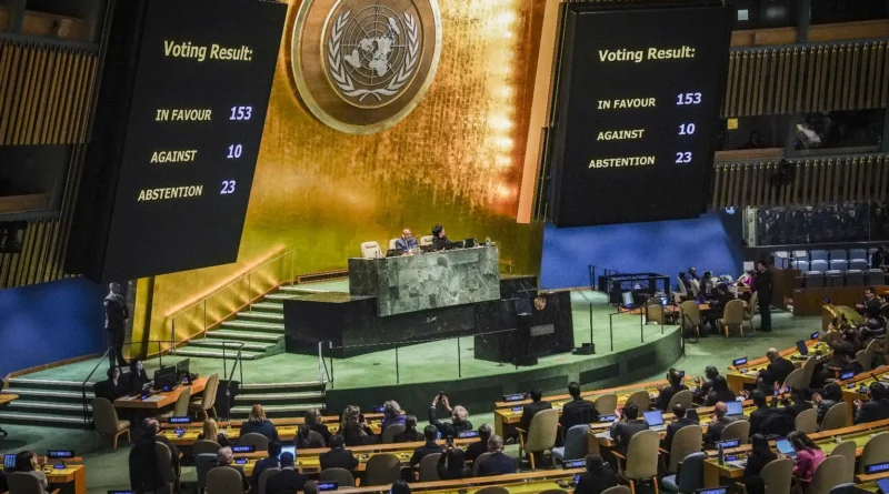 La Asamblea ONU vuelve a pedir un alto al fuego Gaza