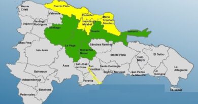 Seis provincias en alerta amarilla y 5 en verde a causa de las lluvias