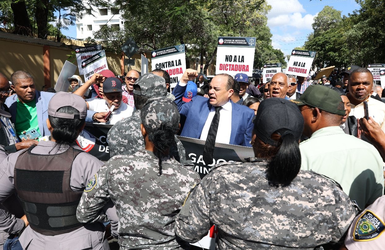 Abogados marchan contra ley crea la DNI