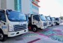 Alcalde Manuel Jiménez entrega 5 camiones recolectores en SDE