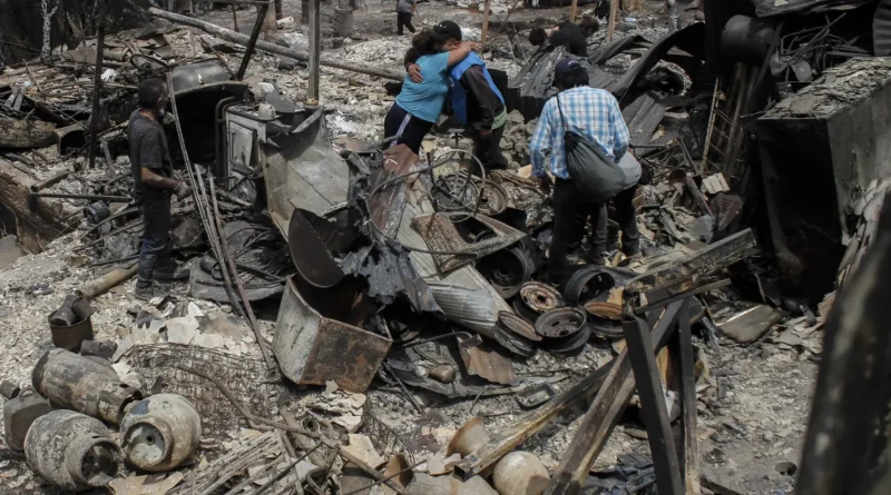 Suman 122 muertos por los incendios en Chile