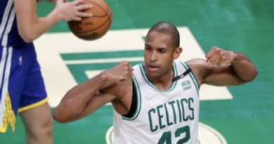 Al Horford llega 14 mil puntos en paliza Celtics a Warriors en la NBA