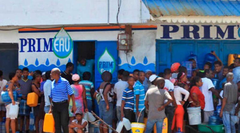 Puerto Príncipe enfrenta una aguda escasez de agua potable