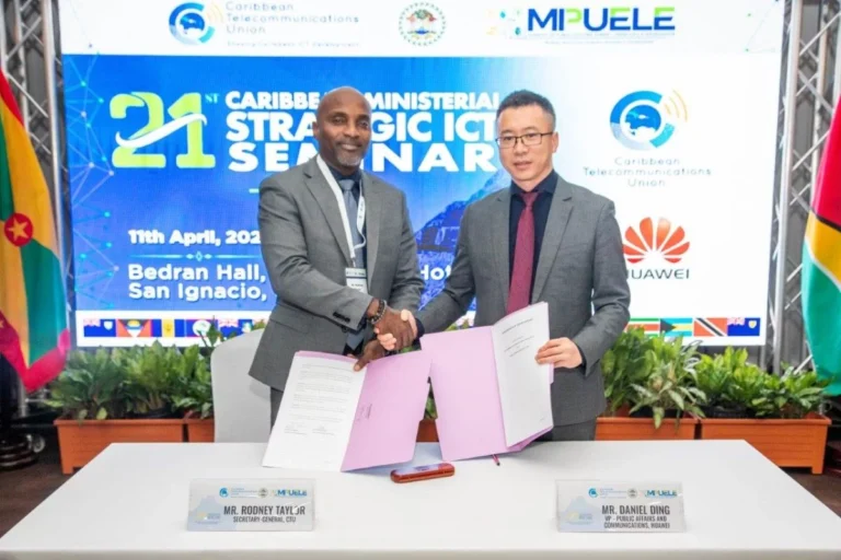 Huawei y la Unión de Telecomunicaciones del Caribe fortalecen el camino hacia un Caribe más digitalizado