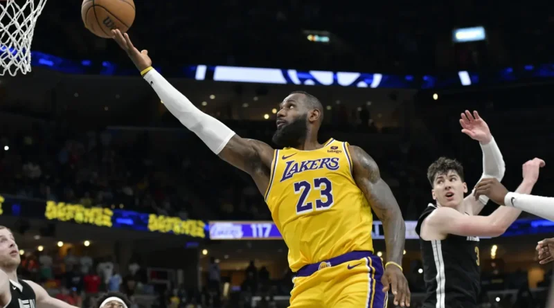 LeBron James anota 37, Anthony Davis termina con 36 y los Lakers vencieron a los Grizzlies