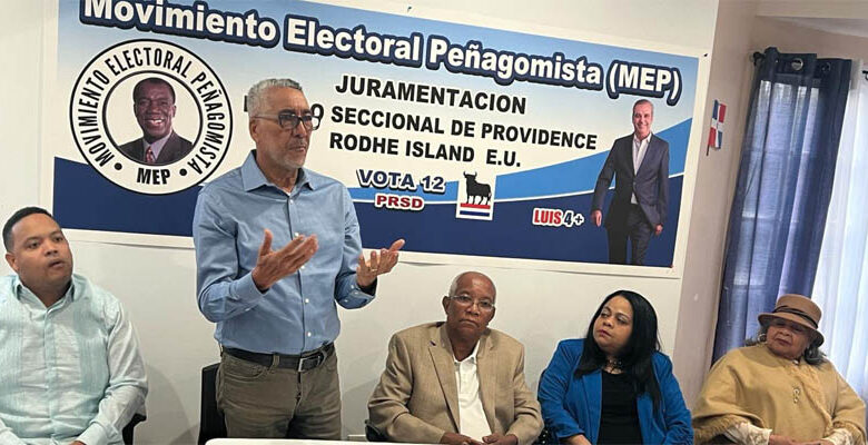 Renuncia dirección completa del PRD en Providence Rhode Island, pasan al Movimiento Electoral Peñagomista (MEP)