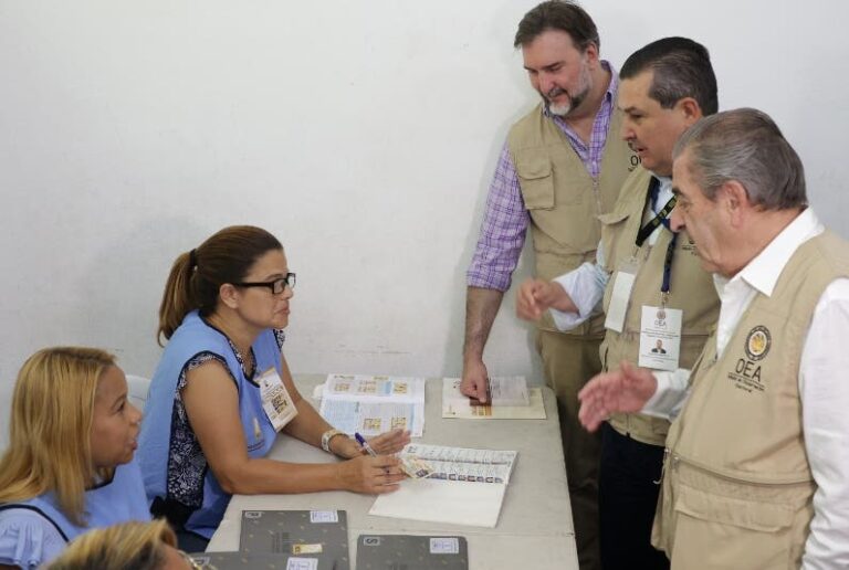 Jefe Misión OEA califica de cívico proceso electoral