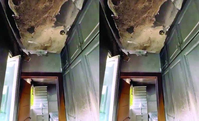 SANTIAGO: Repercute caso de un cohete que se precipitó sobre casa