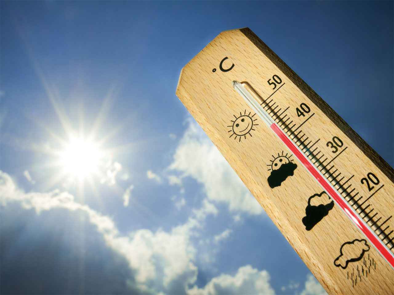 ¡Usa ropa frescas y toma abundante liquido! Hoy las temperaturas estarán calurosas 