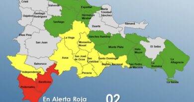 7 provincias en alerta amarilla y 14 en verde debido al huracán