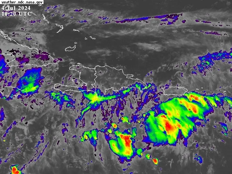 Onda tropical y vaguada inciden en gran parte de RD
