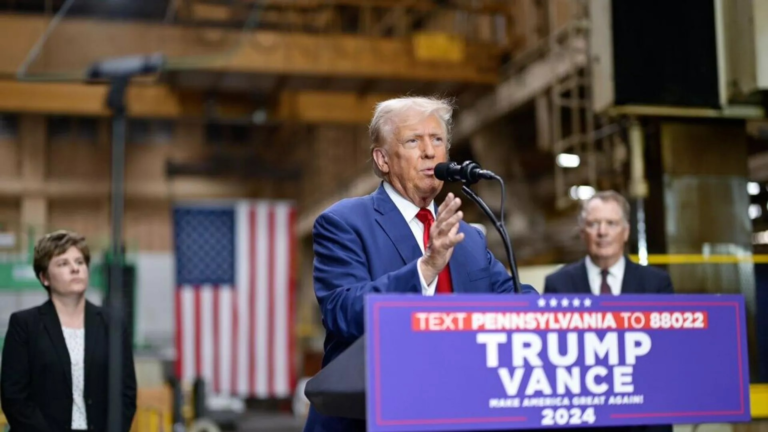 EE.UU: Trump llama a su rival Kamala Harris deficiente mental