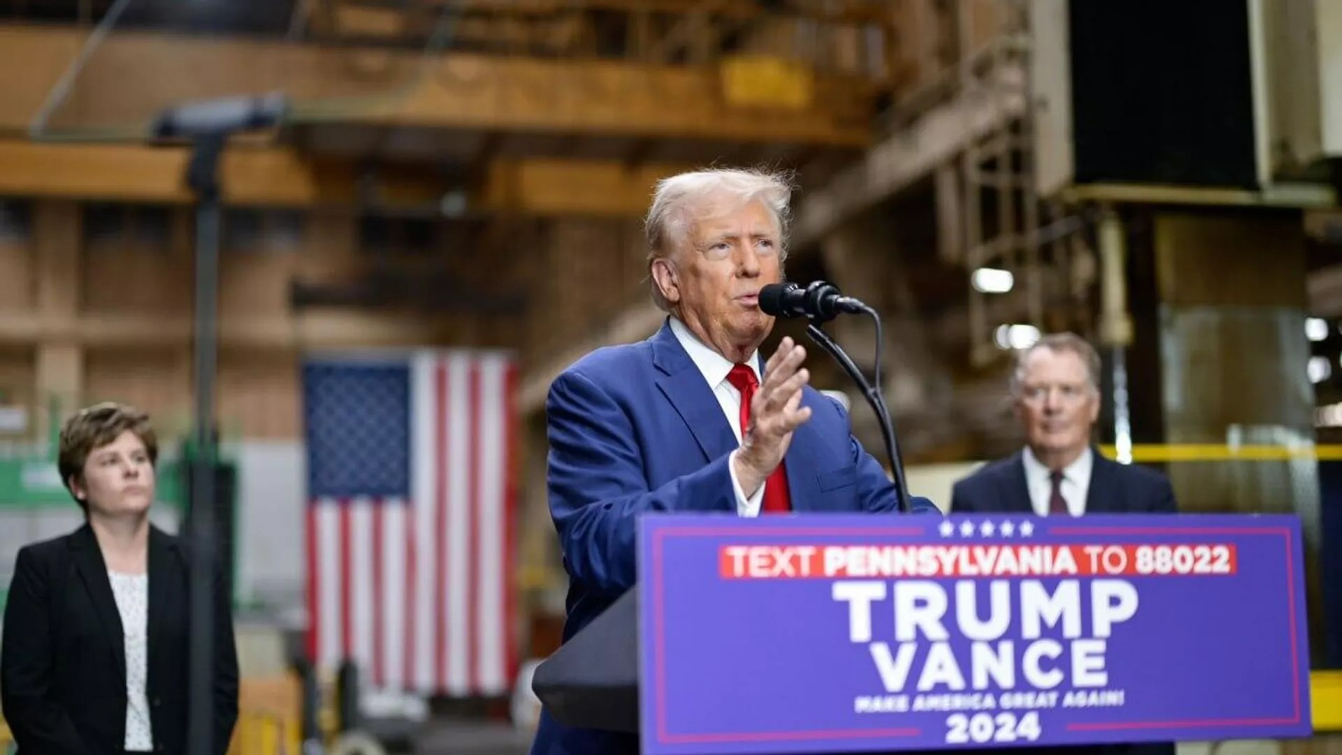 EE.UU: Trump llama a su rival Kamala Harris deficiente mental