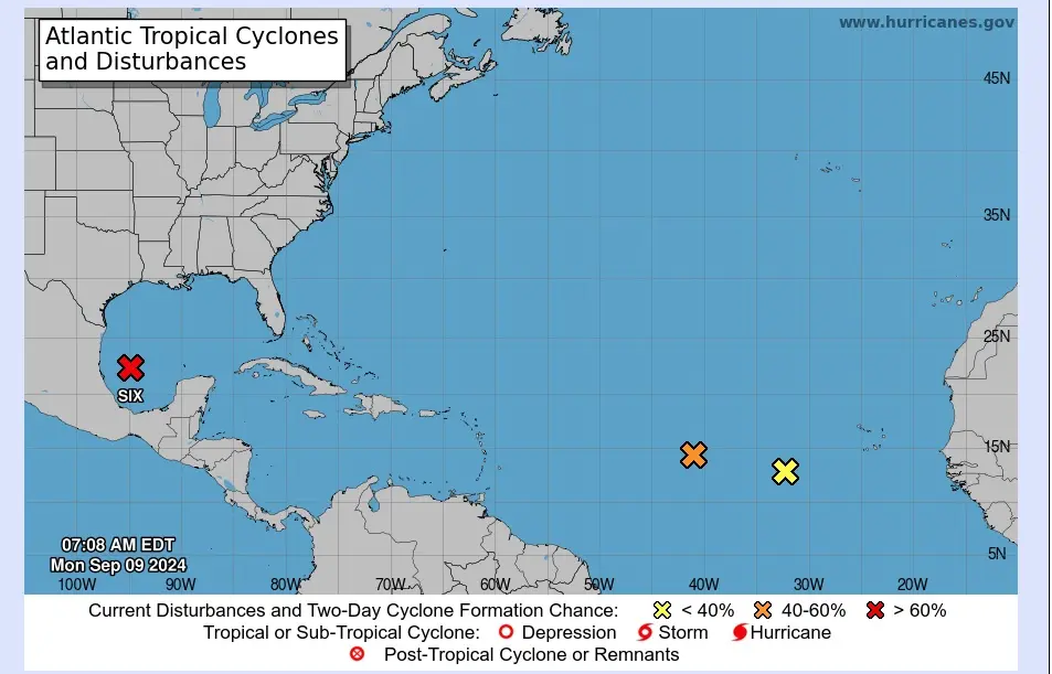 ¿Representa peligro el potencial ciclón tropical 6 para RD? Conoce su trayectoria aquí