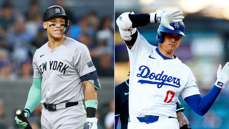 Aaron Judge y Shohei Ohtani son galardonados con el Premio Hank Aaron 2024