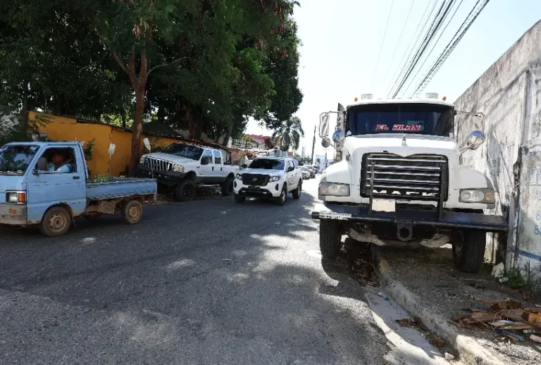 Los conductores toman aceras de Santo Domingo para estacionar
