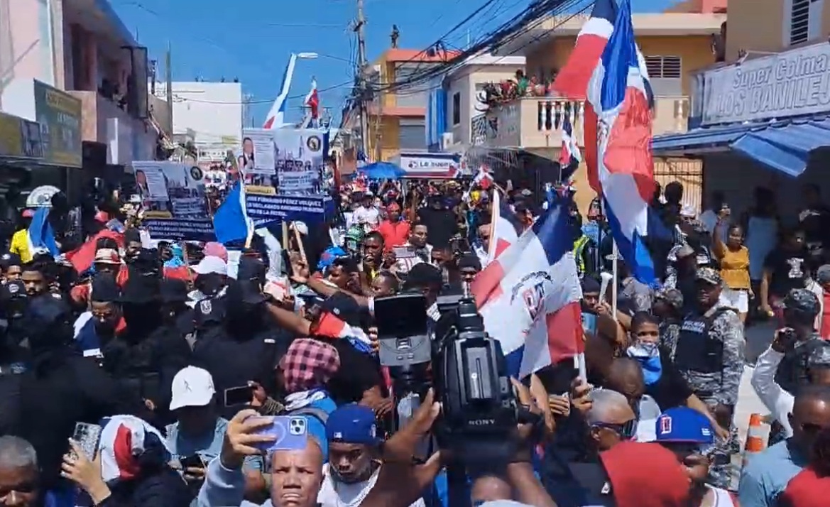 Hubo incidente luego de que finalizara marcha Hoyo Friusa