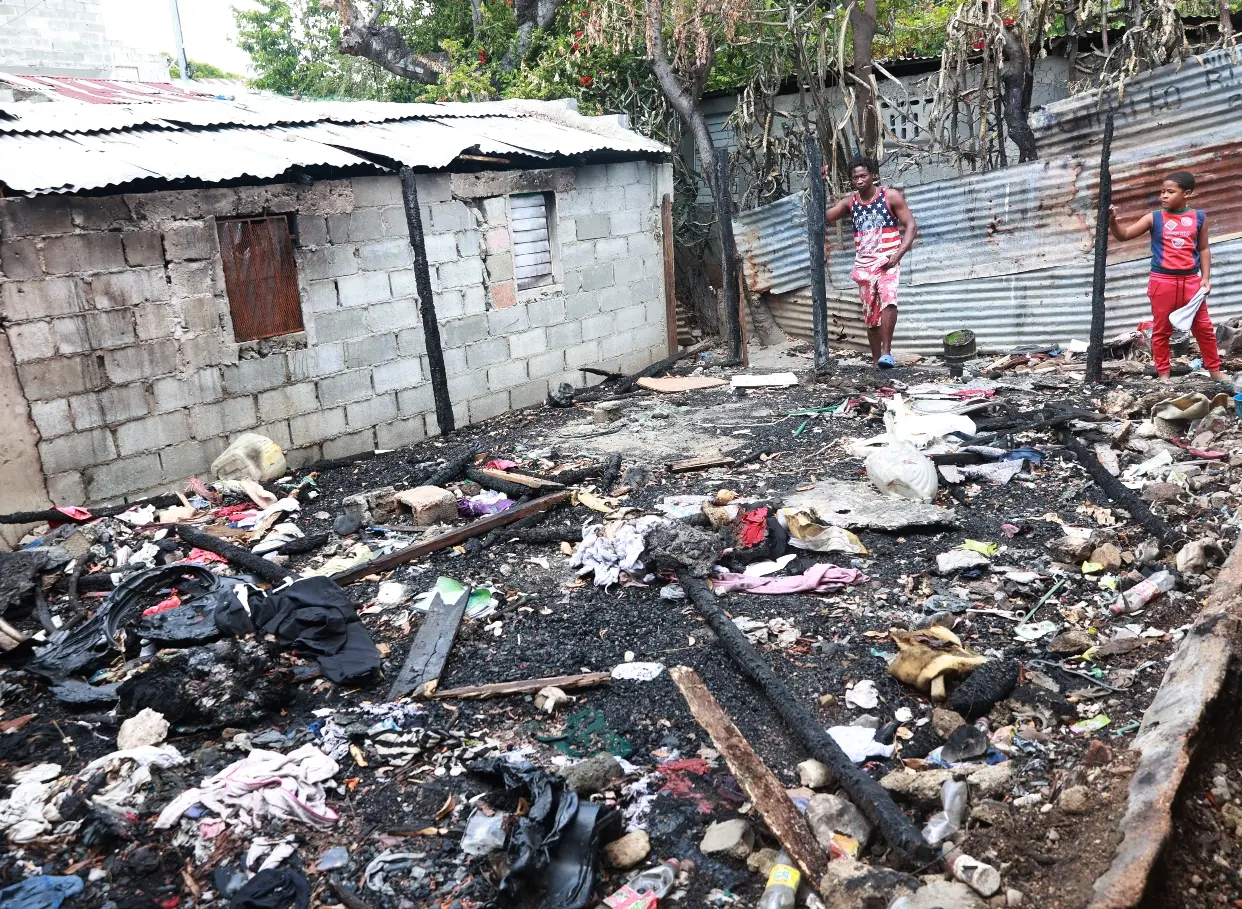 En La Jeringa, un incendio arrancó todo a familias