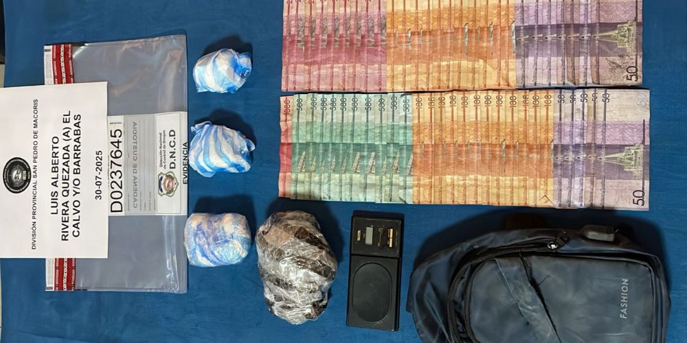 Apresan en San Pedro de Macorís alias "Barrabas" con cocaína