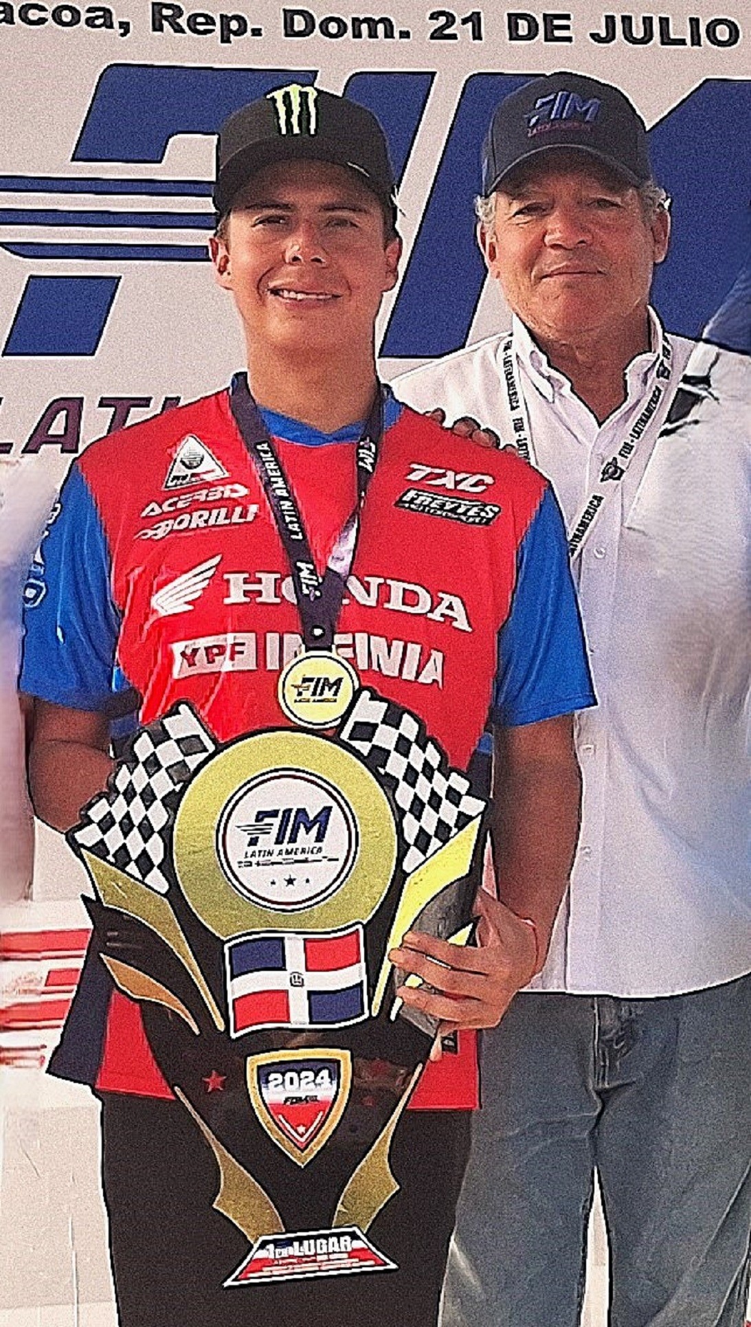 Llega campeón a defender título Latinoamericano de Motocross MX Open del domingo en Jarabacoa, RD