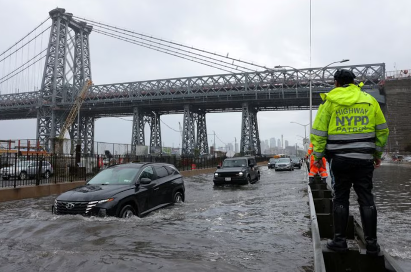 Declaran estado de emergencia en Nueva York y Nueva Jersey por lluvias torrenciales