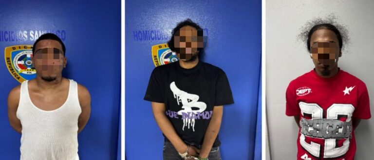 PN arresta presuntos autores de homicidio y ocupan arma de fuego en Navarrete