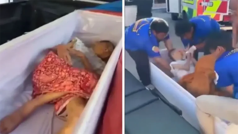 Una mujer da señales de vida en el ataúd antes de ser incinerada en Tailandia