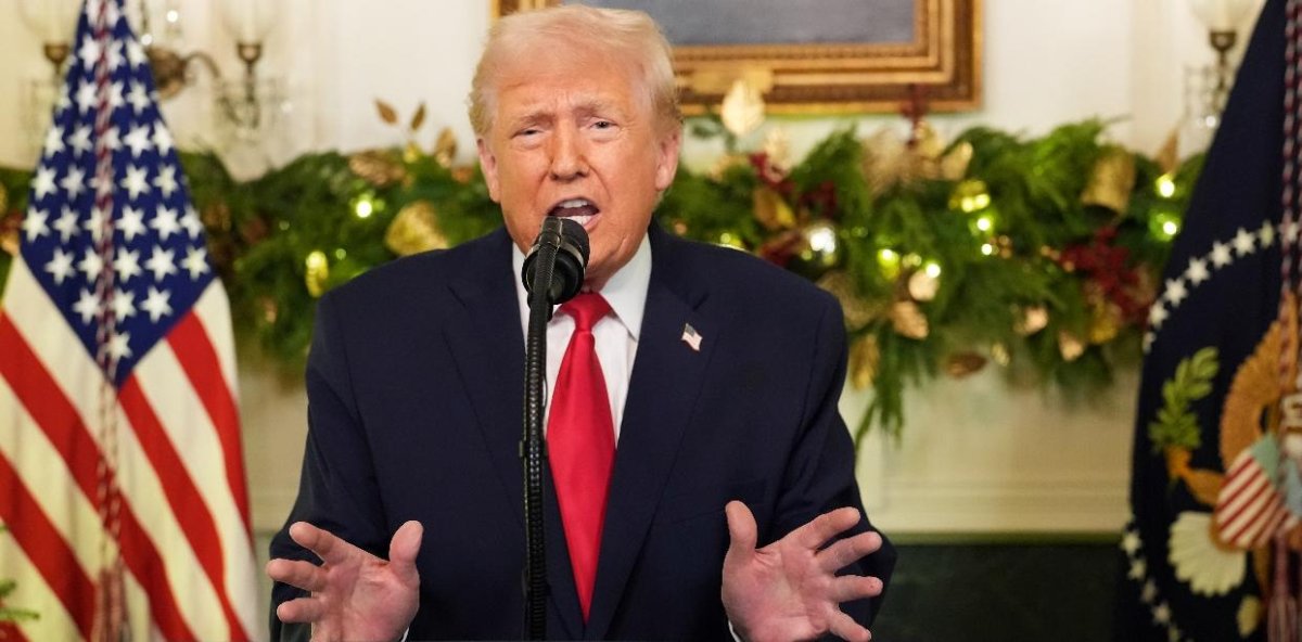 El presidente Donald Trump Acusa Venezuela quitar EU derechos petroleros