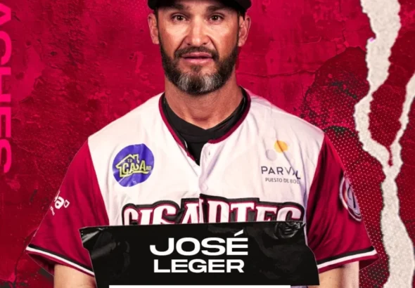 Gigantes del Cibao prescinden de José Leger como manager