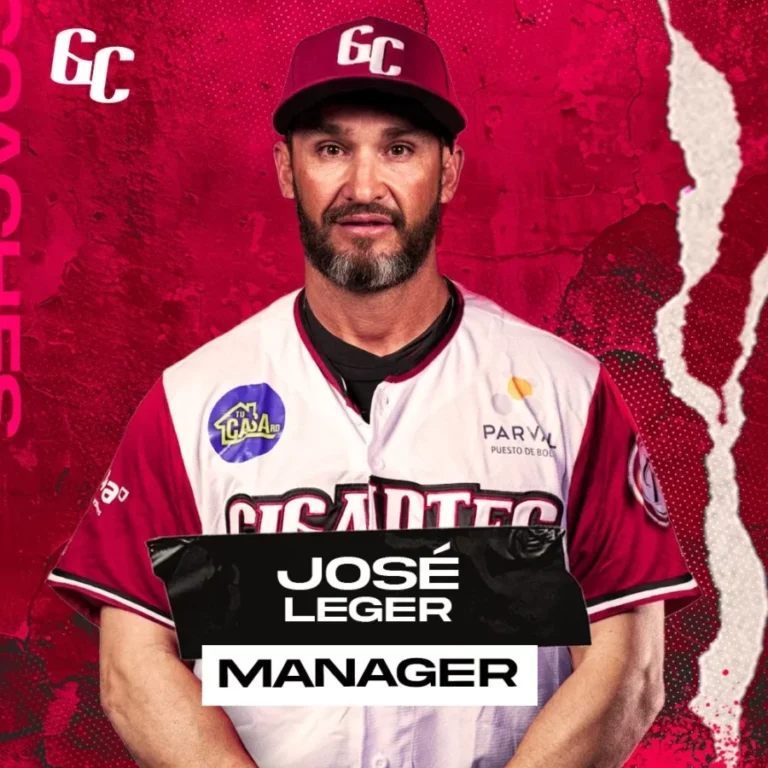 Gigantes del Cibao prescinden de José Leger como manager