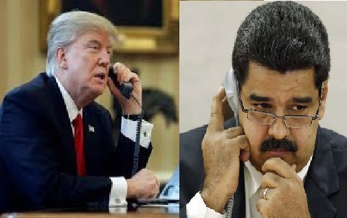 Trump ha confirmado sostuvo una conversación con Maduro