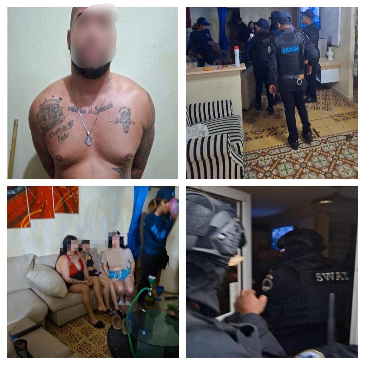 Policía Nacional rescata a tres colombianas víctimas de trata en Santo Domingo