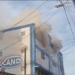 Se incendia tienda Garrido de la avenida Duarte
