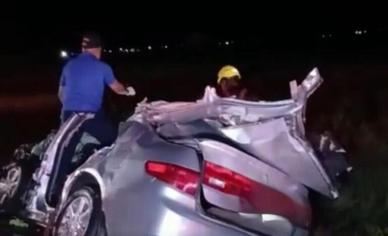 Choque frontal deja cuatro muertos y un niño herido este domingo, en la Autopista Duarte