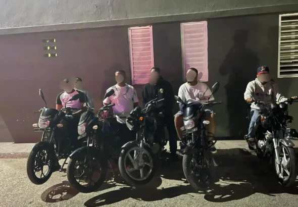 Detienen seis, incluidos tres agentes policiales, con motocicletas robadas en Las Matas de Farfán