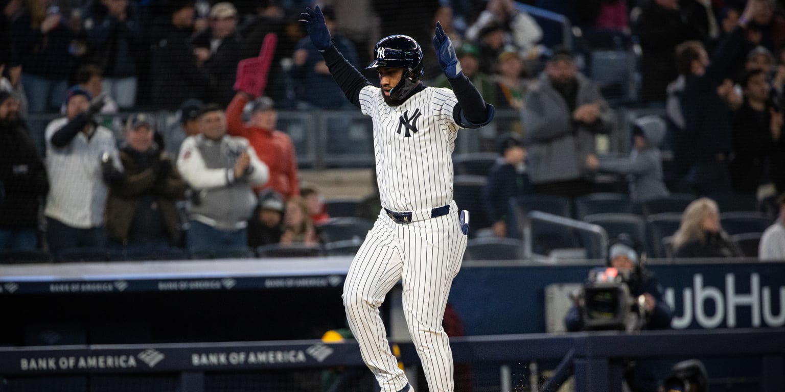 Amed Rosario conectó dos cuadrangulares para llevar a los Yanquis a una victoria sobre los Atléticos de Oakland