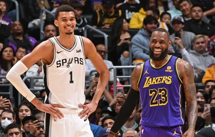 NBA: juegos de hoy Play-In y mañana Playoffs. LeBron y Wembanyama se alistan