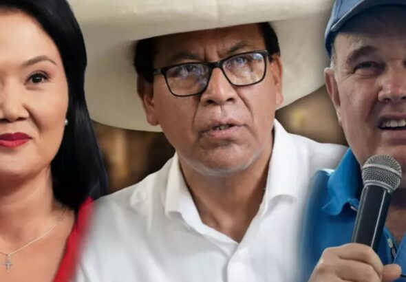 PERU: Triple empate técnico por segundo lugar en el escrutinio