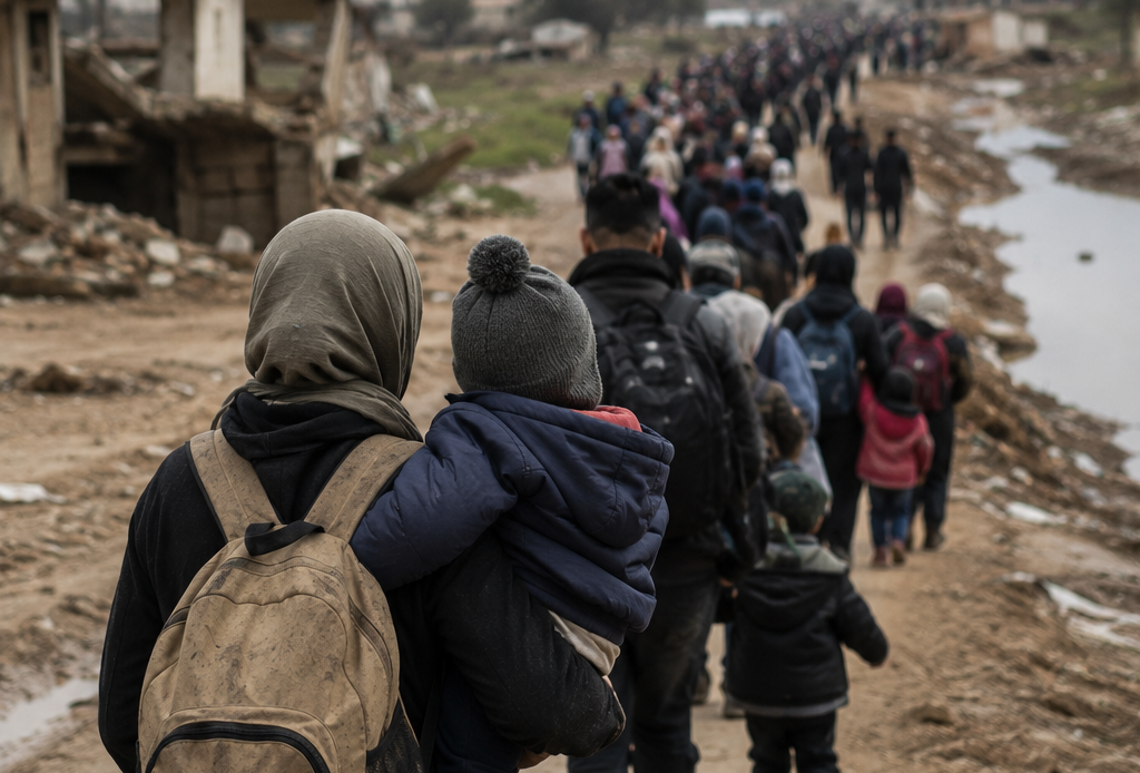 Más de 82 millones de personas viven desplazadas dentro de sus países por conflictos y desastres naturales