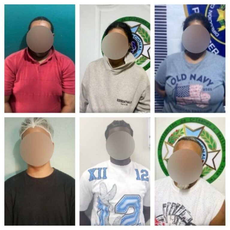 Policía Nacional arresta a varias personas por fraude electrónico y extorsión