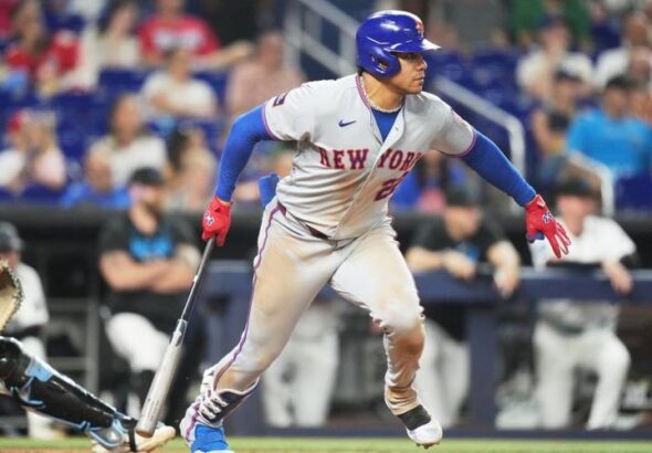 Juan Soto pega grand slam y Mets de NY apalea a los Marlins