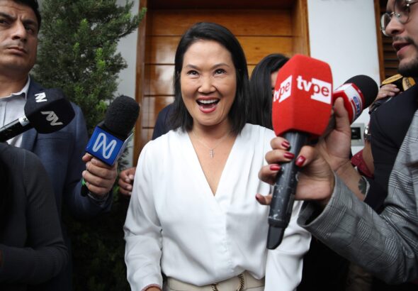 PERU: Fujimori vuelve a estar por delante de Roberto Sánchez