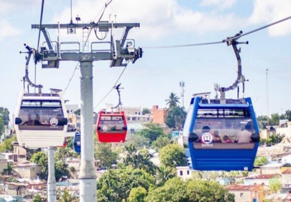 Suspenderán servicio en tramo del Teleférico de Santo Domingo por mantenimiento
