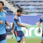 España se prepara para el juego de hoy con Austria