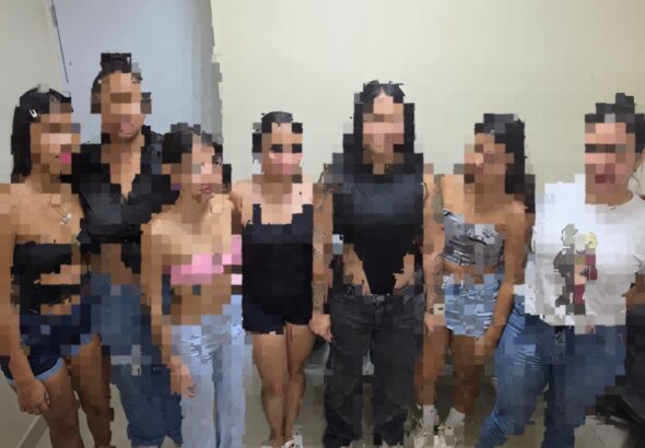 Siete colombianas fueron rescatadas de red de trata operaba en el Distrito Nacional