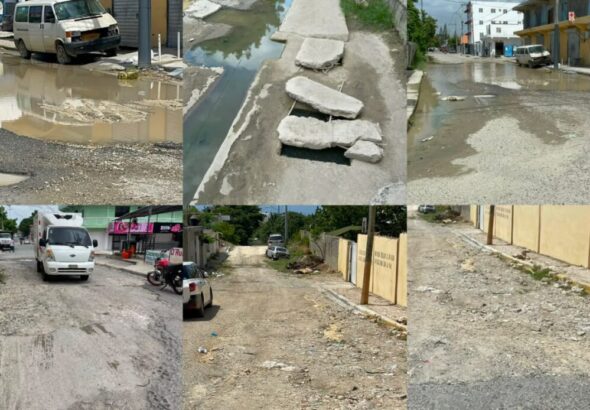 A Los Frailes “le llueve sobre mojado” con hoyos que empeoran tras cada aguacero