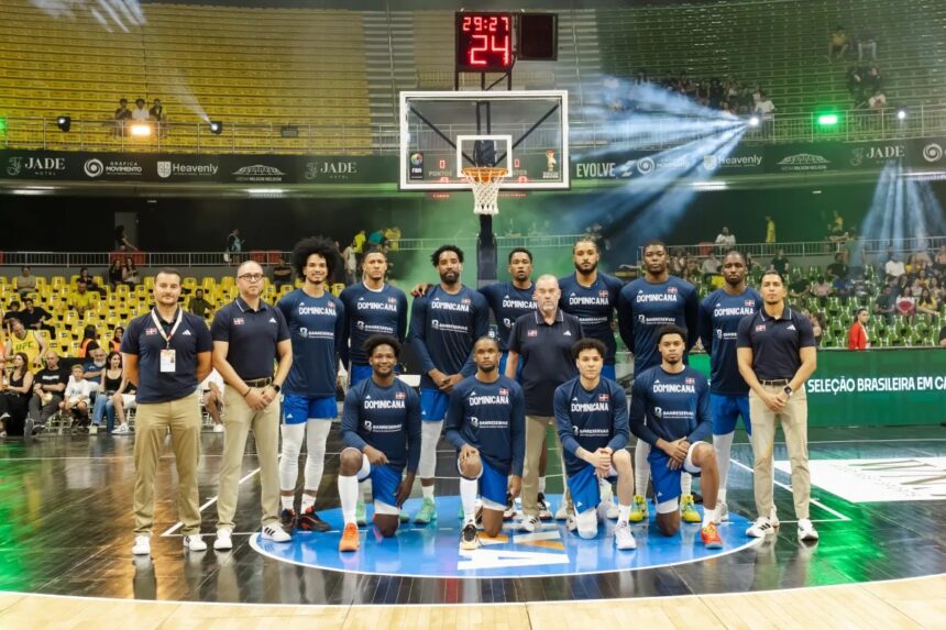 Montero y Feliz guían a República Dominicana al triunfo sobre Brasil y le quitan el invicto en ruta FIBA