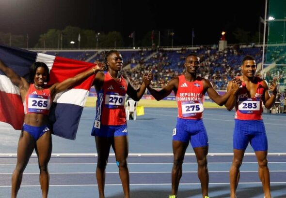 Dominicana recupera la medalla de oro en relevo mixto 4×100