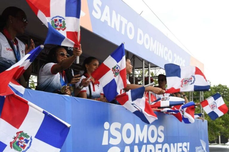 República Dominicana lleva a las calles sus 150 medallas tras los Juegos Santo Domingo 2026