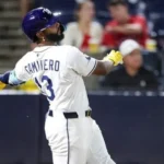 Caminero pega el jonrón 40 y deja a Houston en terreno